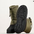 Zeleno-čierne zateplené gamaše Delphin SnowTex 14