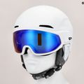 Lyžiarska prilba Alpina Alto Q-Lite white matt/blue revo 11