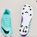 Detské kopačky Nike Jr Mercurial Superfly 9 Club FG/MG hyper turquoise/black/ white/fuchsia dream 8