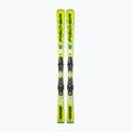 Zjazdové lyže Fischer RC4 Noize ST Yellow Superflex + viazania RC4 Z12 GW PR