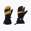 Vyhrievané lyžiarske rukavice Lenz Heat Glove 8. Finger Cap Lobster čierno-žlté 127