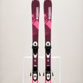 Detské zjazdové lyže Salomon Lux Jr M + L6 bordeau/pink 11
