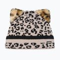 Detská zimná čiapka Eisbar Stephie beige/leopard print