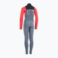 Detský plavecký neoprén ION Capture 5/4 Front Zip steel blue/red 2