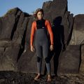 Detský plavecký neoprén ION Capture 5/4 Front Zip steel blue/red 5