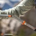 Trekingové palice Komperdell FX Lite Ti Vario strieborné/oranžové 4