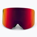 Lyžiarske okuliare Red Bull SPECT Line black/brown with red mirror/cloudy snow 3