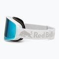 Lyžiarske okuliare Red Bull SPECT Rush white/ice blue snow/smoke with blue mirror 4