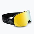 Lyžiarske okuliare Red Bull SPECT Rush matte black/smoke with yellow mirror