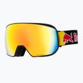 Lyžiarske okuliare Red Bull Spect Fink matt black/orange with red mirror 2