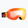 Lyžiarske okuliare Red Bull Spect Bent Photo matt black/brown with red chrome x