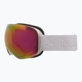 Lyžiarske okuliare Red Bull Spect Bent matt white/red with pink purple mirror 2