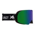 Lyžiarske okuliare Red Bull SPECT Rush matte black/brown with green mirror