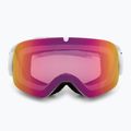 Lyžiarske okuliare Red Bull SPECT Rush matt white/red with pink purple mirror 2
