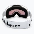 Lyžiarske okuliare Red Bull SPECT Rush matt white/red with pink purple mirror 3