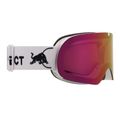 Lyžiarske okuliare Red Bull SPECT Rush matt white/red with pink purple mirror