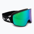 Lyžiarske okuliare Red Bull SPECT Rush matt black/brown with green mirror