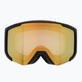 Lyžiarske okuliare Red Bull SPECT Jibb Photo matte black/brown with gold chrome x 9