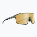 Slnečné okuliare Red Bull SPECT Rumble matt olive/ brown with gold mirror