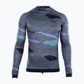 Pánske plavecké tričko s dlhým rukávom ION Lycra Maze dark collage