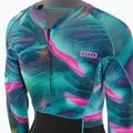 Dámske plavecké nohavice ION Amaze Hot Shorty 1.5 Front Zip tropical palm glitch 4