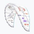 Kite na kitesurfing Duotone Evo SLS Concept Blue undyed