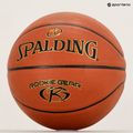 Spalding Rookie Gear Kožená basketbalová lopta oranžová veľkosť 5 5