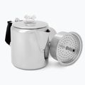 GSI Outdoors Glacier Stainless 6 Cup Perc W/Silicone Handle leštená turistická kaviareň