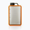 GSI Outdoors Boulder Flask strieborná a oranžová 79347 cestovná fľaša na liehoviny
