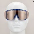 Cyklistické okuliare POC Devour opal blue translucent/clarity trail silver 8
