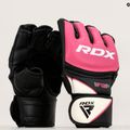 RDX Nový model grapplingových rukavíc ružovej farby GGRF-12P 11