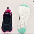 Dámske topánky SKECHERS Flex Appeal 5.0 Fresh Touch navy leather/mesh/hot pink/mint 8
