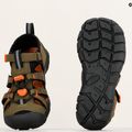 Detské sandále KEEN Seacamp II CNX dark olive/gold flame 9