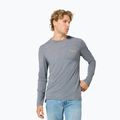 Pánske tričko longsleeve super.natural Apres Ski cashmere grey melange/various