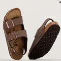 BIRKENSTOCK Milano BFBC Úzke sandále moka 11