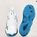 Pánska volejbalová obuv Mizuno Wave Momentum 3 white/sailor blue/silver 10