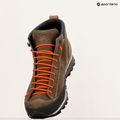 Pánske turistické topánky Lomer Bio Naturale Mid Mtx Suede saloon/orange 10