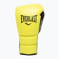 Boxerské rukavice Everlast Powerlock 2 Laced Pro Training neónovo žlté 8