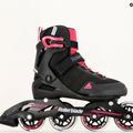 Dámske kolieskové korčule Rollerblade Sirio 80 black/raspberry 9
