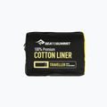 Vložka do spacieho vaku Sea to Summit Premium Cotton Traveller modrá AYHAOSNB