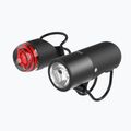 Sada svetiel na bicykel Knog Plugger Twinpack čierna 2