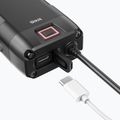 Predné svetlo na bicykel Knog Blinder X 1800 + batéria 10000mAh black 6