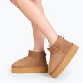 Dámske snehule EMU Australia Stinger Micro Flatform chestnut 8