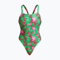 Funkita Jednodielne dámske plavky bez ramienok Zelená FKS020L7154912