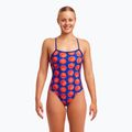 Funkita Twisted One Piece dámske plavky lesklé gule 5