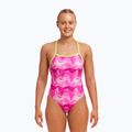 Dámske jednodielne plavky Funkita Tie Me Tight One Piece pink caps 2