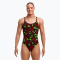 Dámske jednodielne plavky Funkita Diamond Back One Piece black rose 2