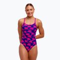 Dámske jednodielne plavky Funkita Diamond Secure One Piece pinky palms