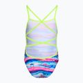 Jednodielne plavky Funkita Strapped In One piece colour cutaway 2