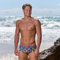 Pánske plavecké boxerky Funky Trunks Sidewinder Trunks pine gap 3